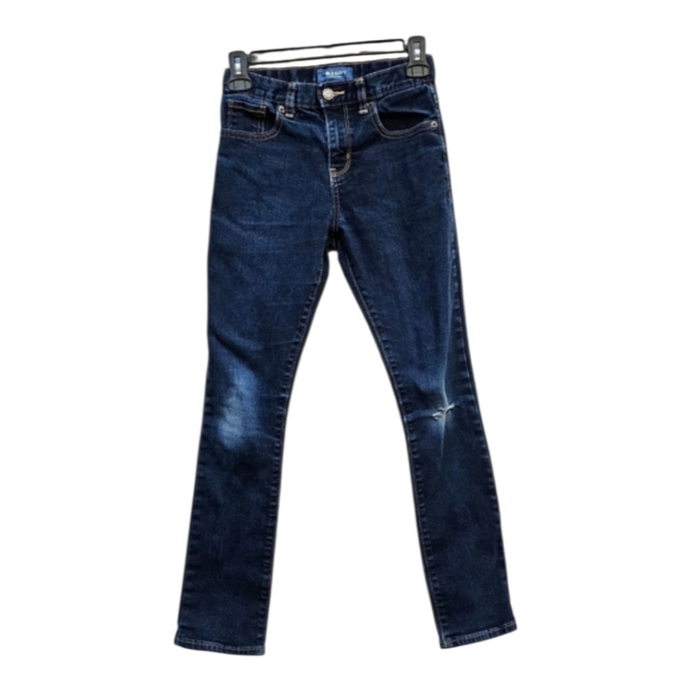 Old Navy Straight Dark Wash Denim Blue Jeans Size 12 Slim